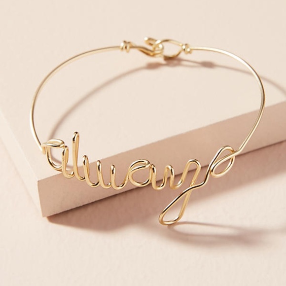 Anthropologie Jewelry - NWT Anthropologie Little Sayings Bracelet